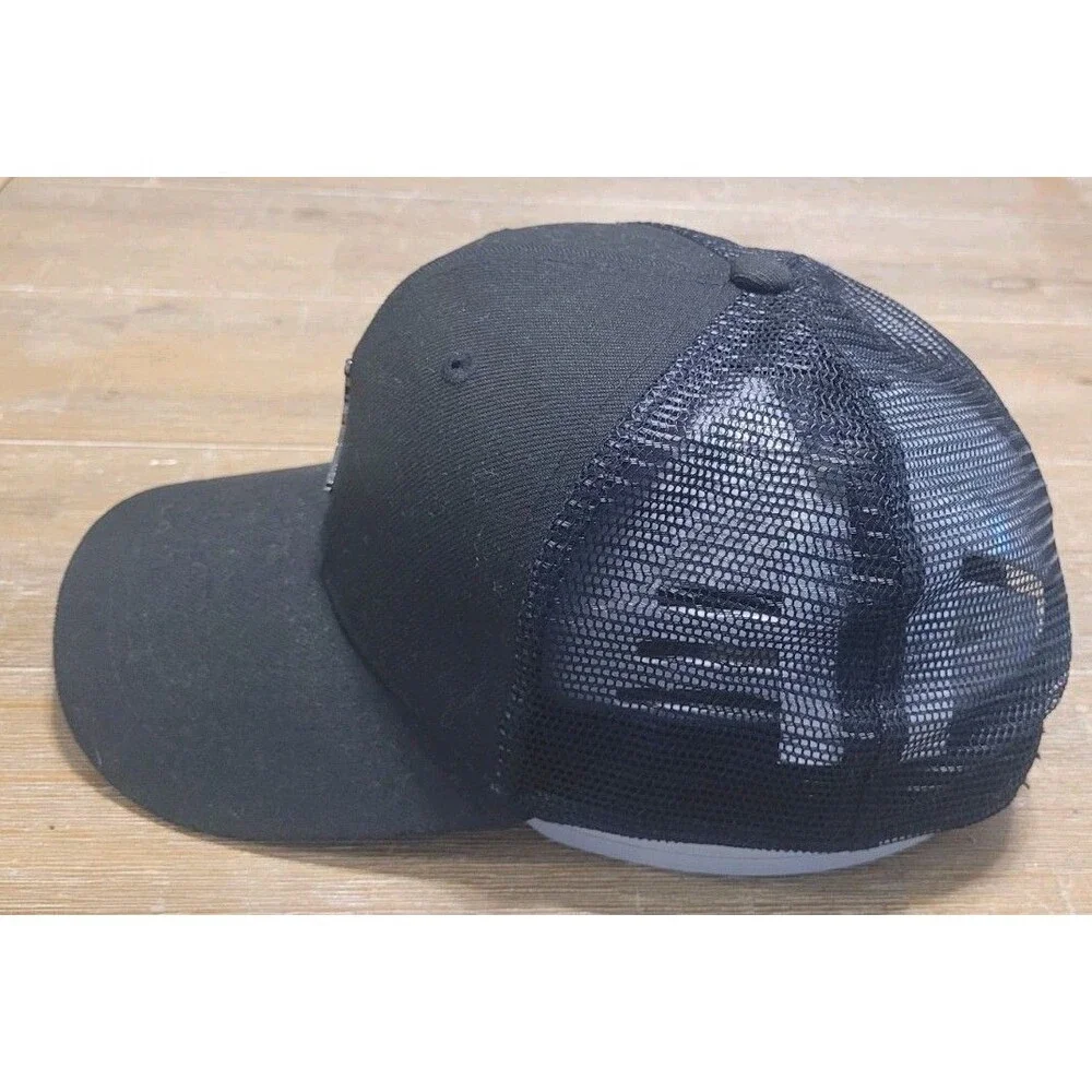 Jordan Kids' Metal Jumpman Trucker Cap Black Snapback Hat 8-20 Michael Jordan
